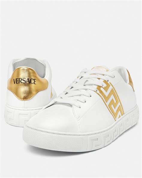 fake versace mens sneakers|versace greca sneakers men's.